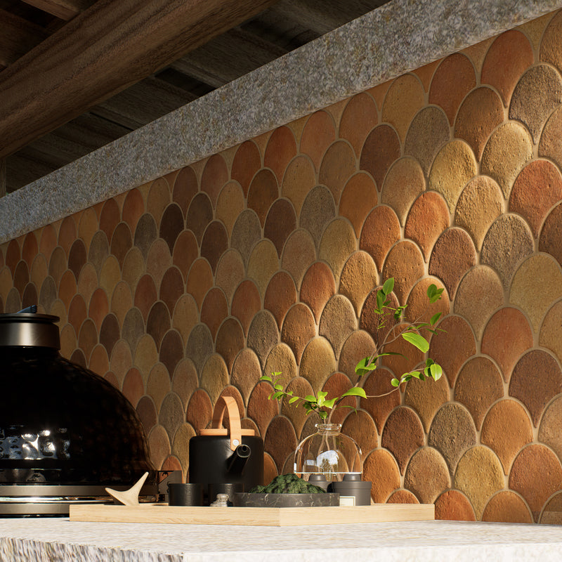 Scale Terracotta Tiles