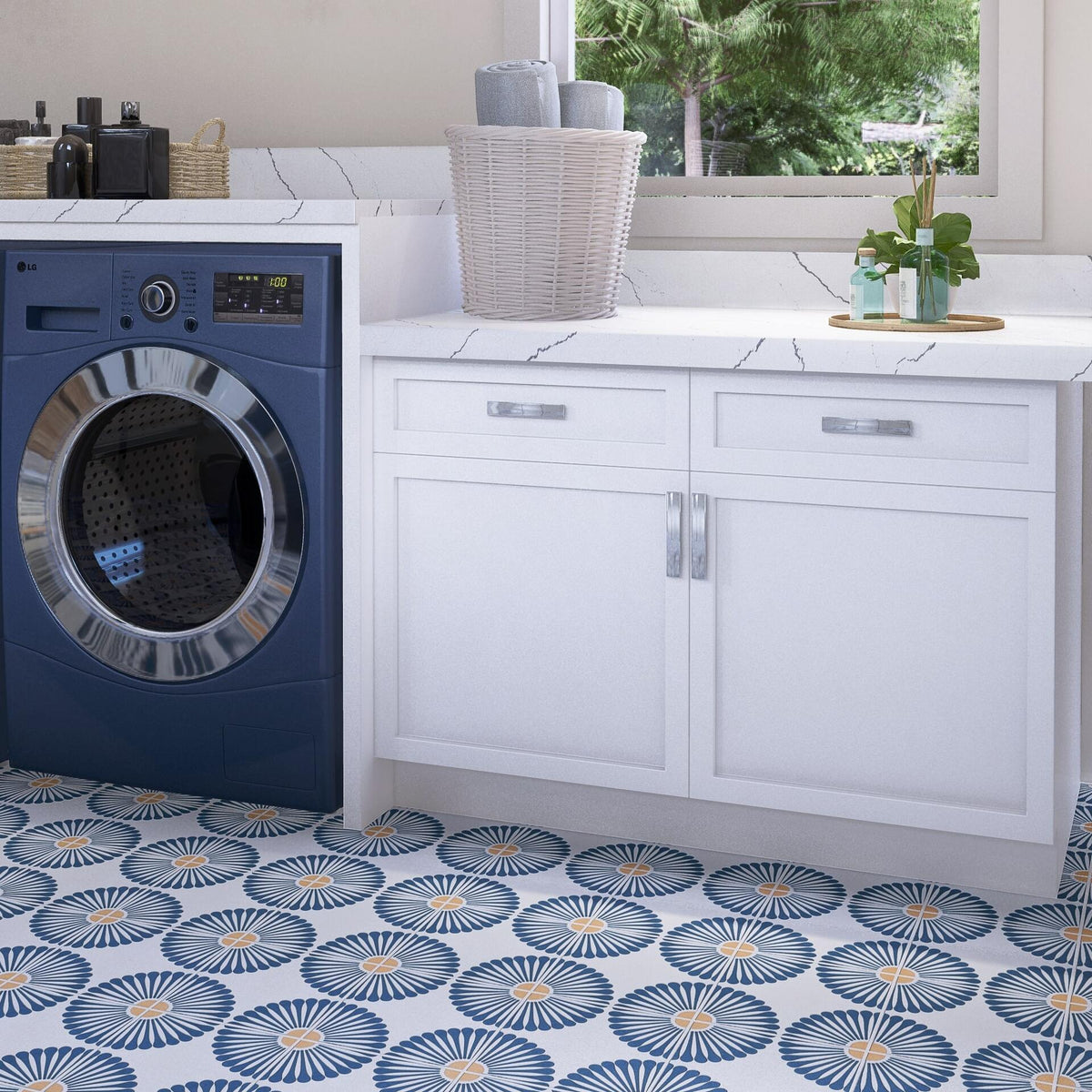 Rita Series: 8” x 8” LiLi tile laundry 