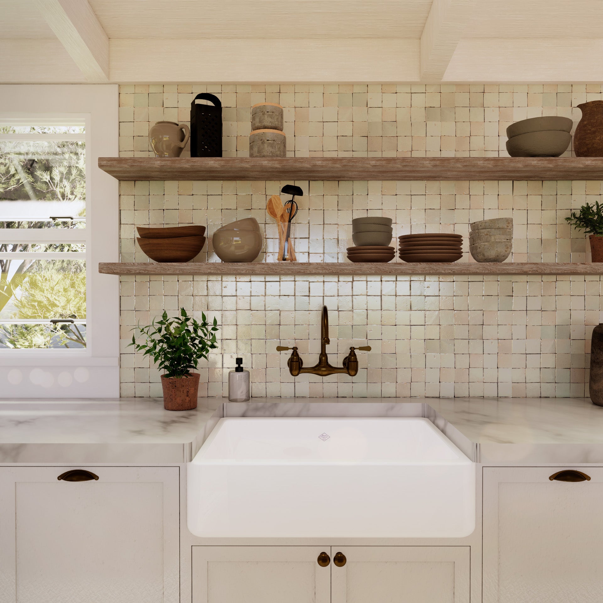 Sage Dust Zellige Tile 2