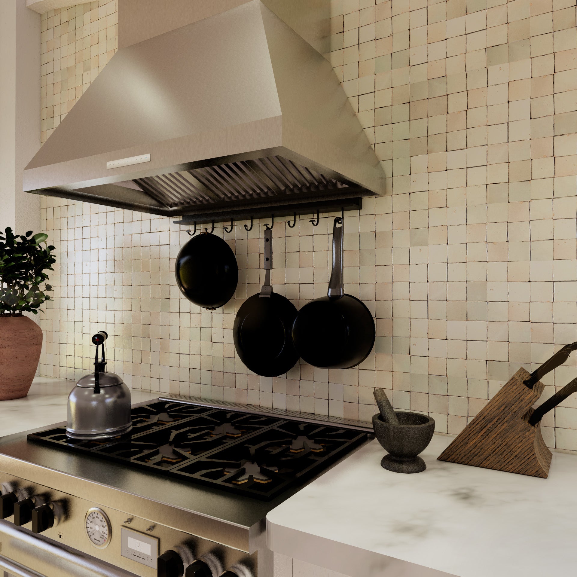 Sage Dust Zellige Tile 2