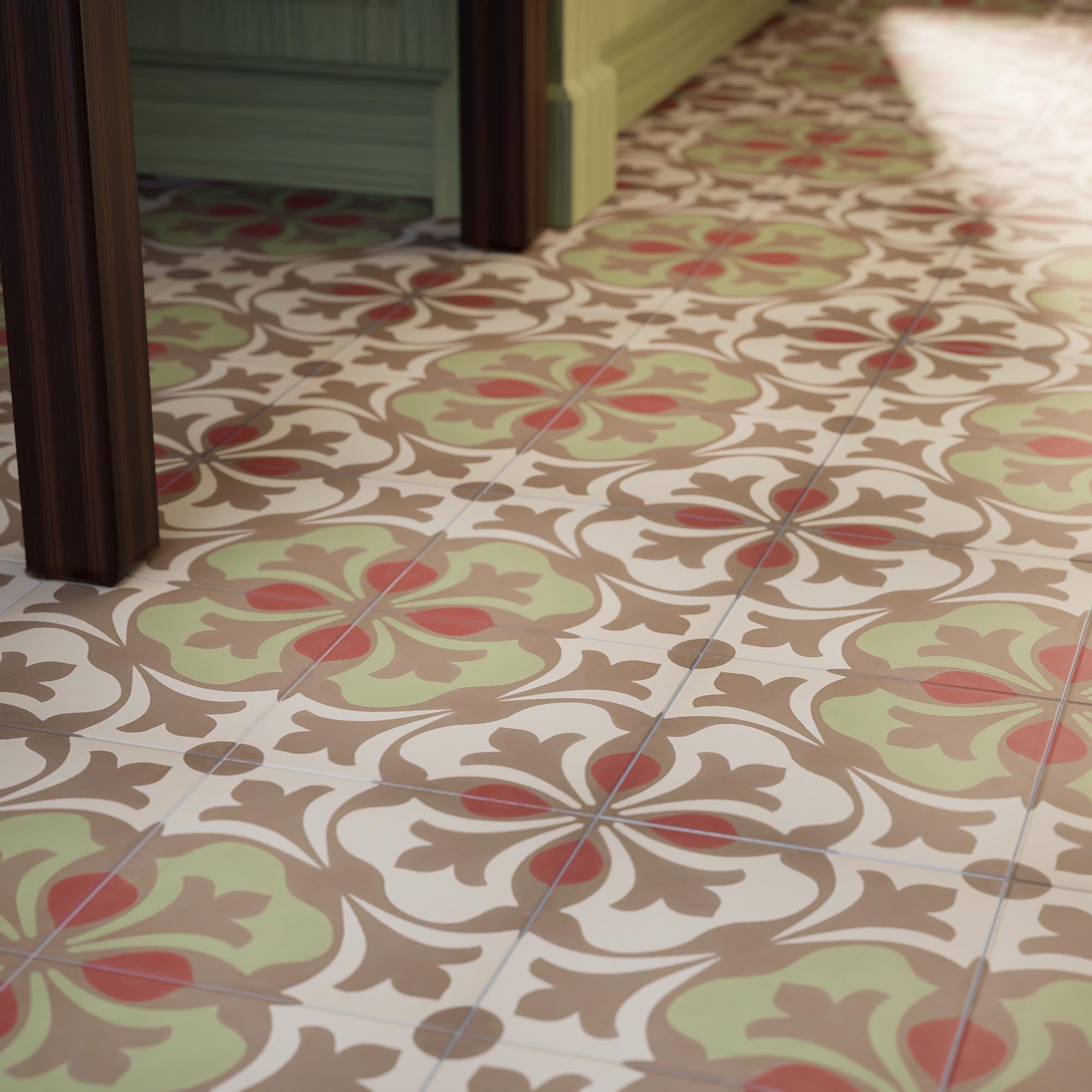 Abigale 8x8 Cement Tile: A Stylish Design Choice – LiLi Tile