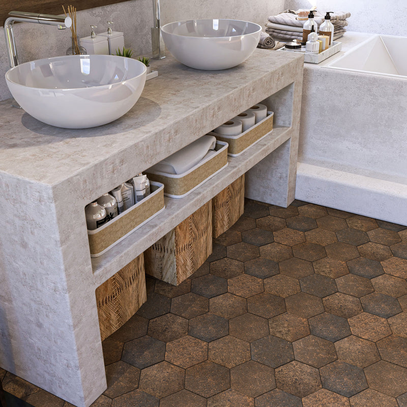 Hexagon Terracotta Tiles