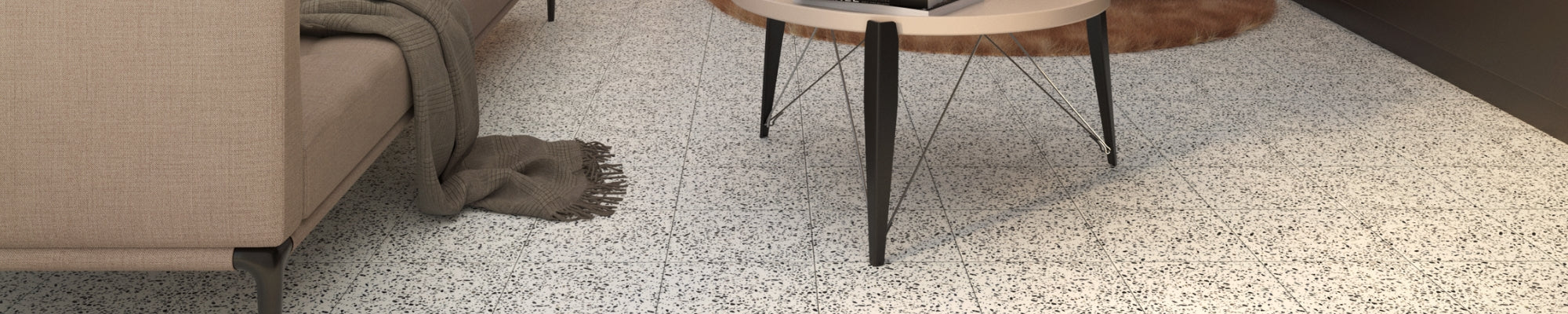 White Terrazzo Tiles