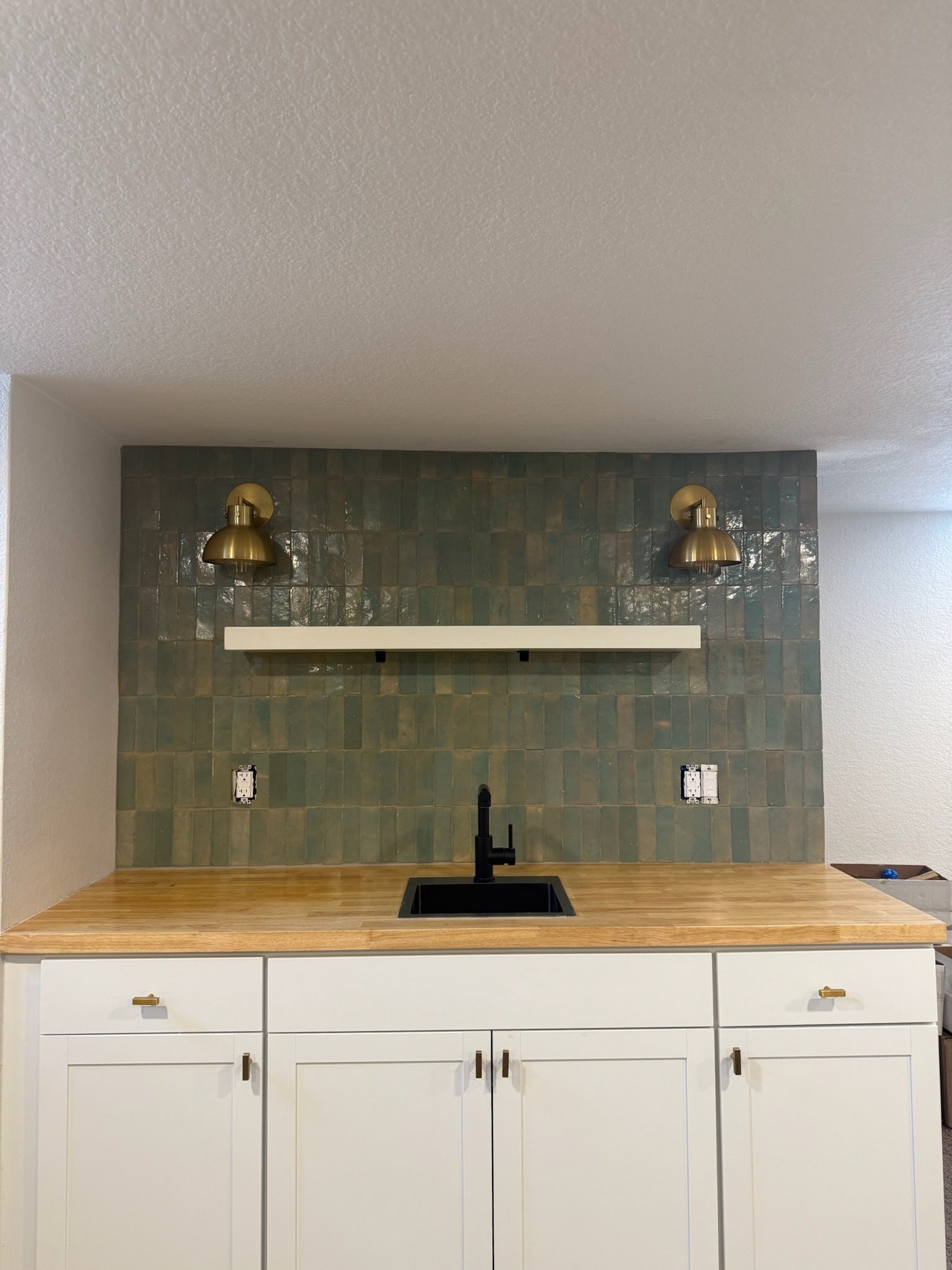 Thyme Green Zellige Tile - 2x6 Bejmat | Handmade Zellige – LiLi Tile