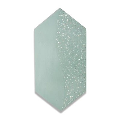 Tiffany Wave Series | Mother of Pearl Terrazzo Cement Tile