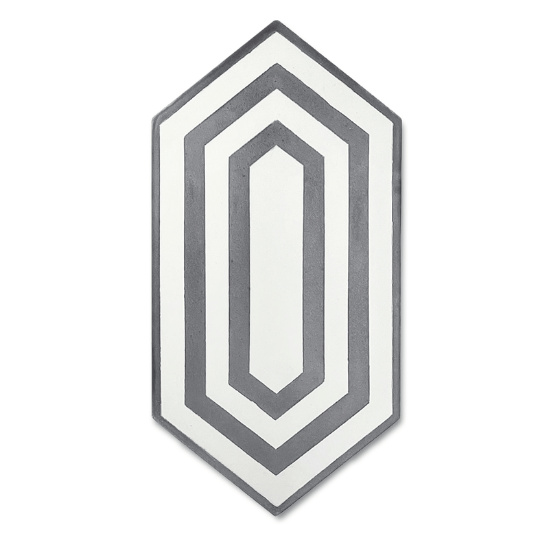Tiffany 5"x10" Hexagon Floor & Wall Tile