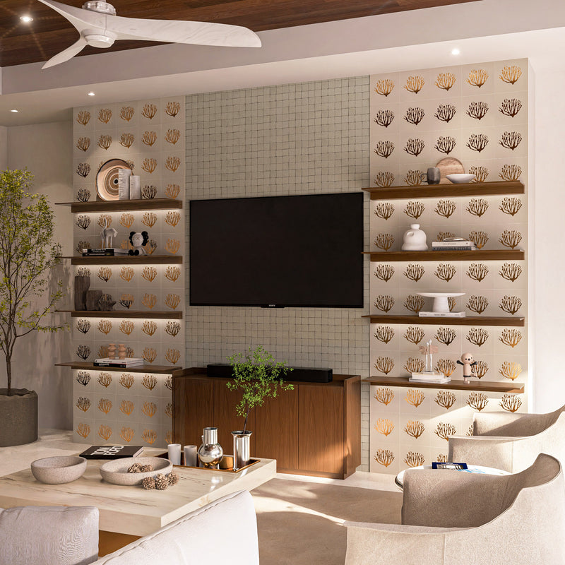 Coral Cement Tile