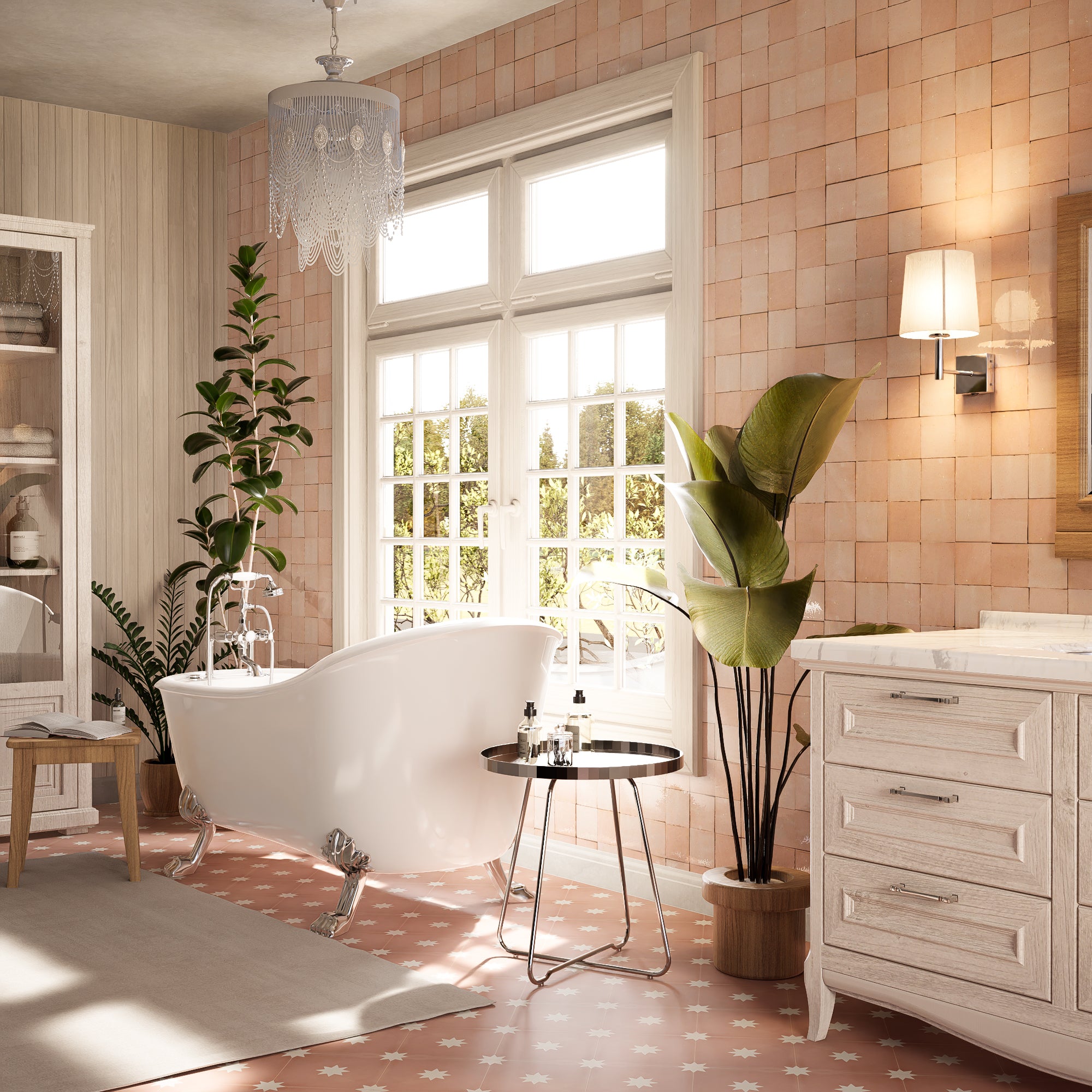 Zellige Tiles: Desert Rose 4x4 Adds Warmth and Texture – LiLi Tile