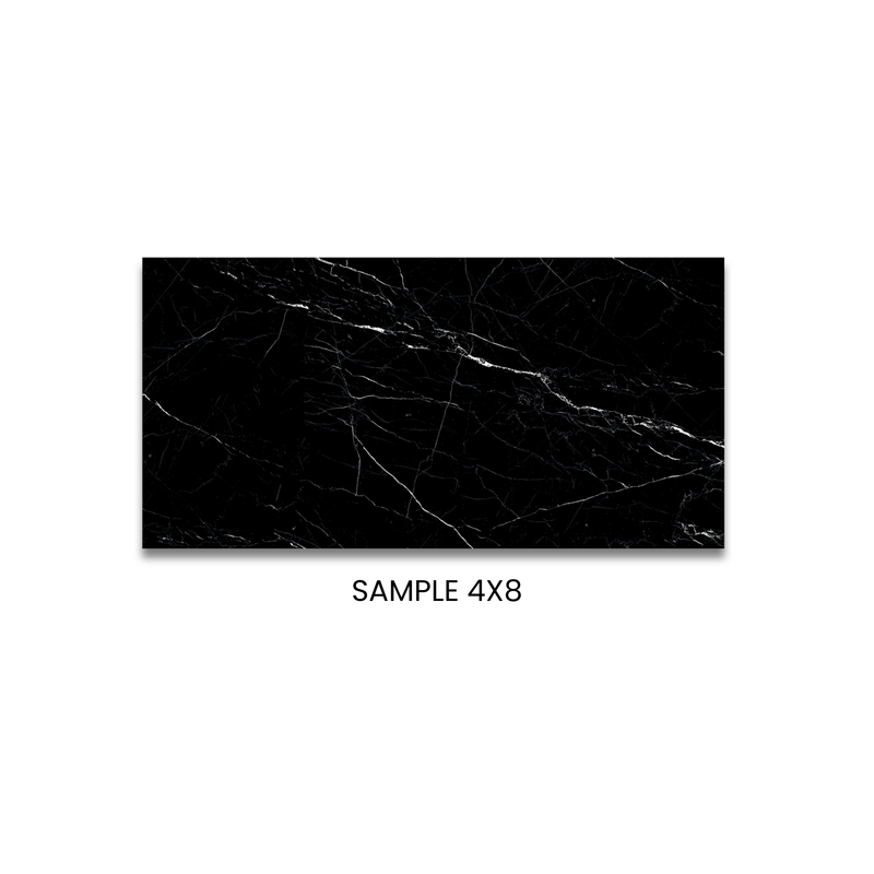 Vesuvio Black 24"x48" Porcelain Tile 3/8"