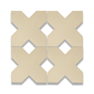 X Cement Tile: 6” x 6”