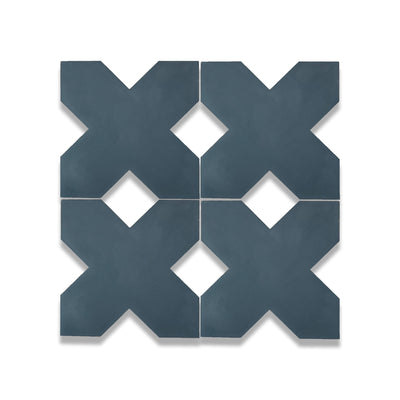 X Cement Tile: 6” x 6”