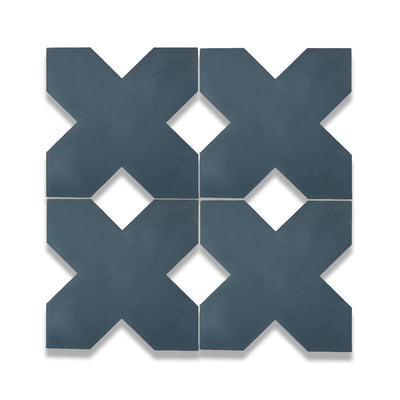 X Cement Tile: 6” x 6”