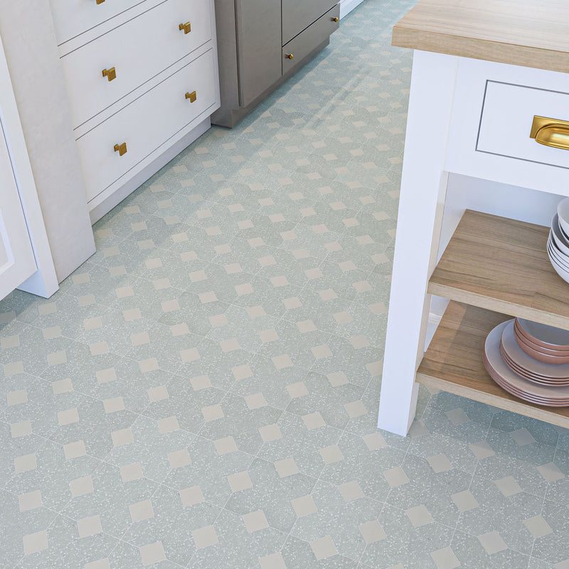 X Cement Tile: 6” x 6”