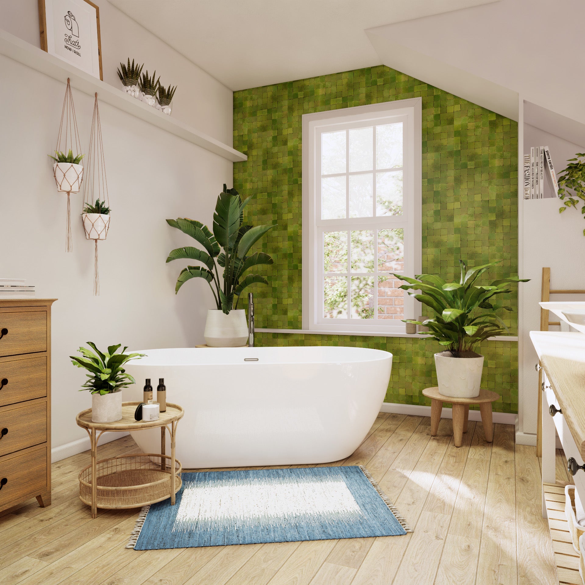 Cardamom Green Zellige Tile - 2x2 Mosaic – LiLi Tile