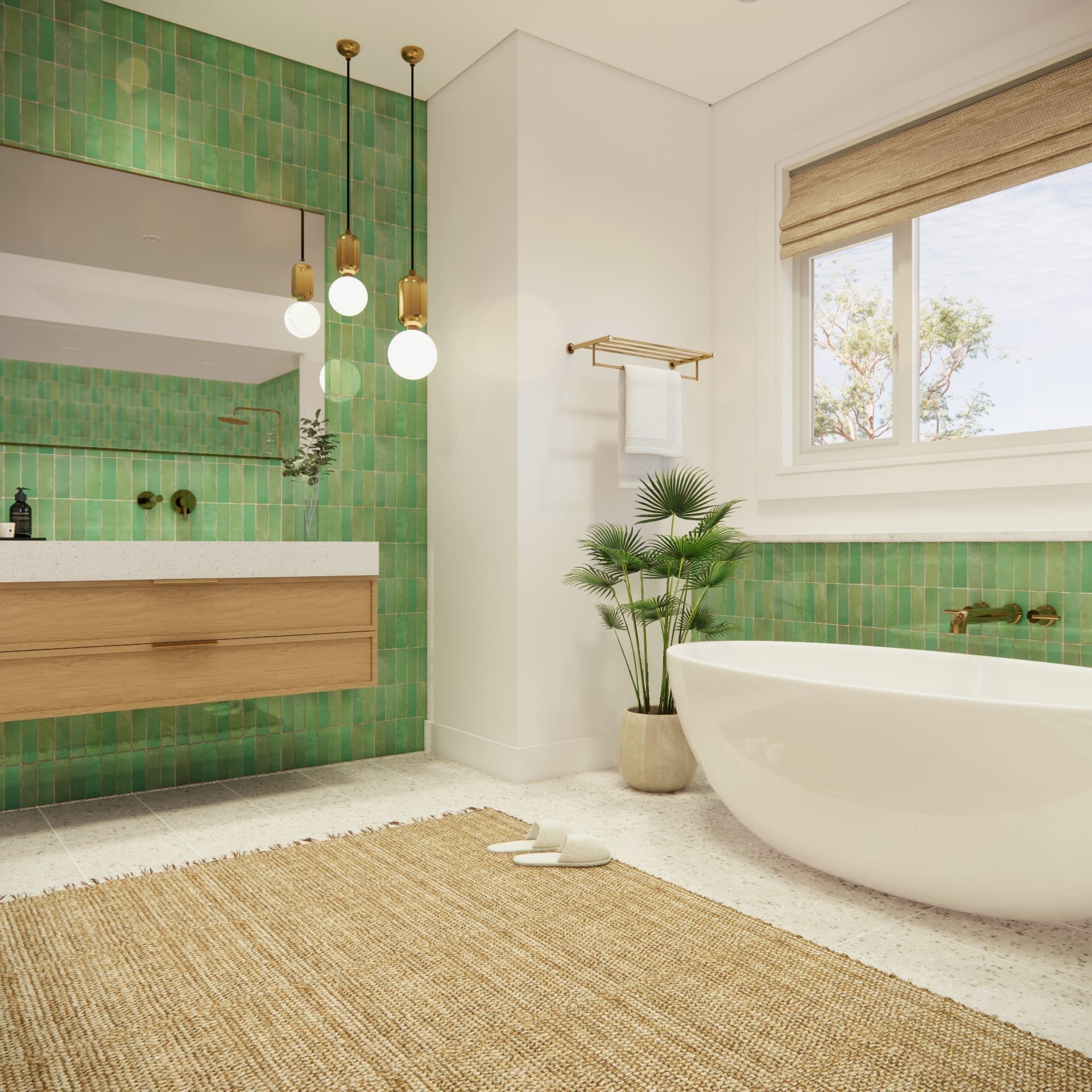 Mint Leaf Zellige Tile - Add a Fresh Touch to Your Space – LiLi Tile