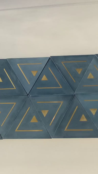 Cairo Triangle Tile: 7" x 7" x 7"