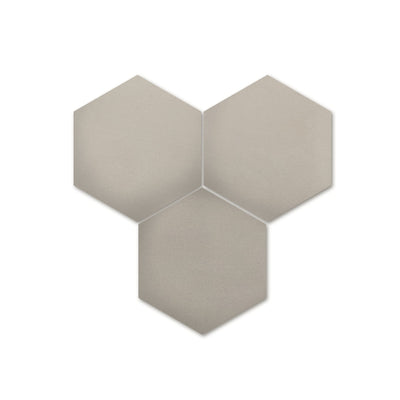 8x9 Solid Hexagon Cement Tile - LiLi Tile