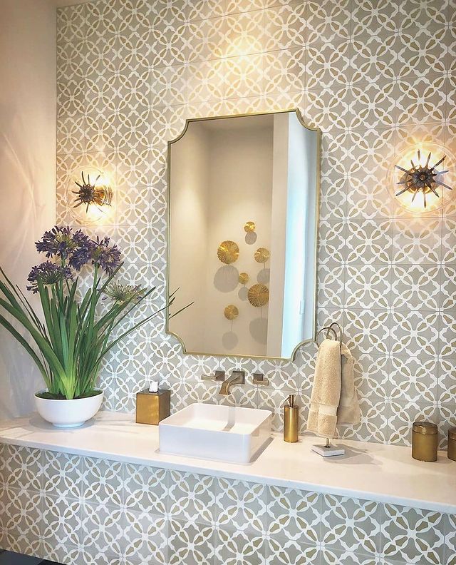Paris Series: 8” x 8" - LiLi Tile bathroom 