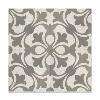 Abigale 50 Mother of Pearl Terrazzo Cement Tile