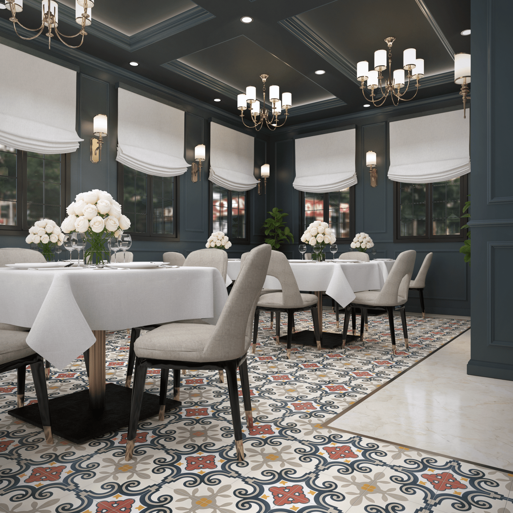 Aline Tile: 8” x 8” - LiLi Tile (6) 