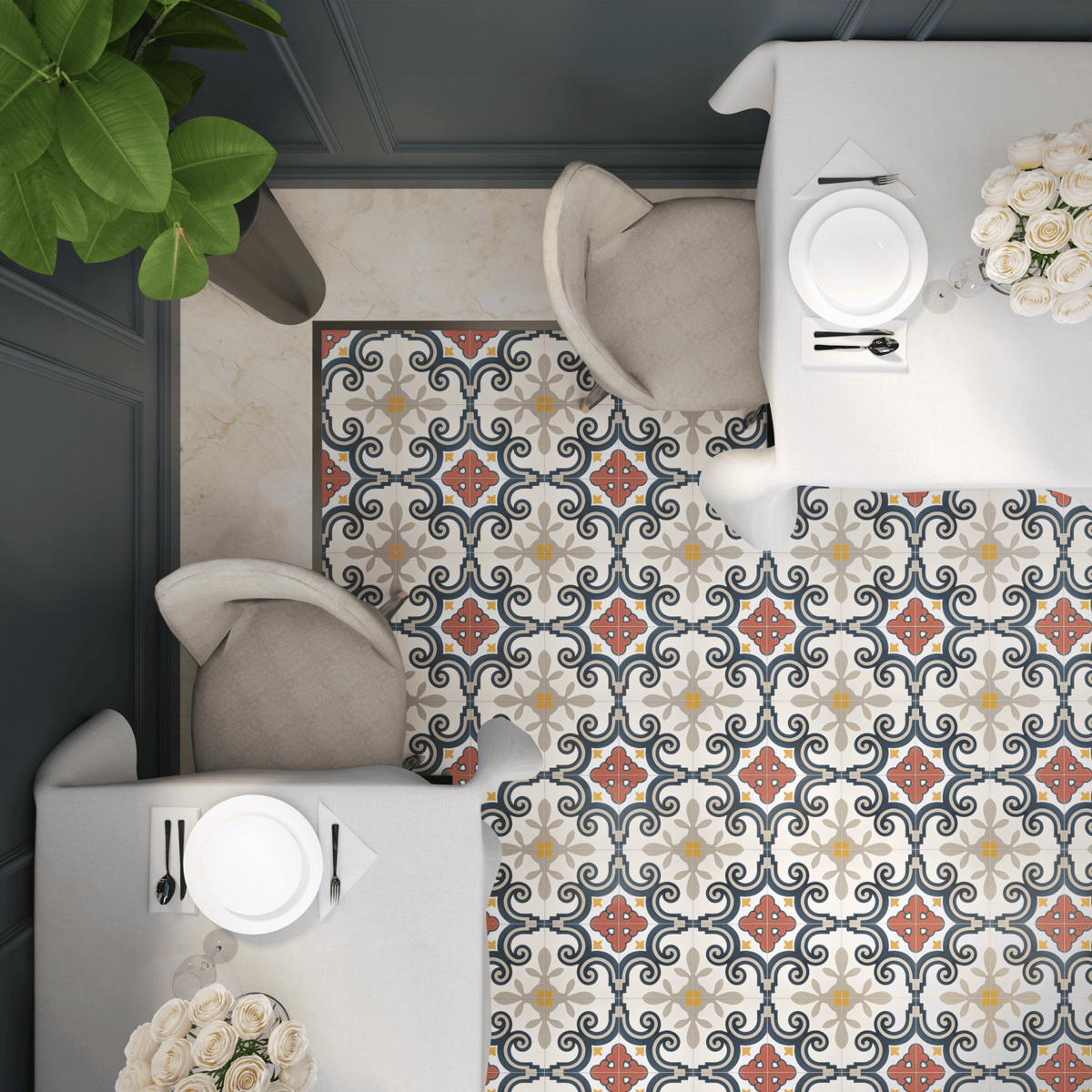 Aline Tile: 8” x 8” - LiLi Tile (7) 
