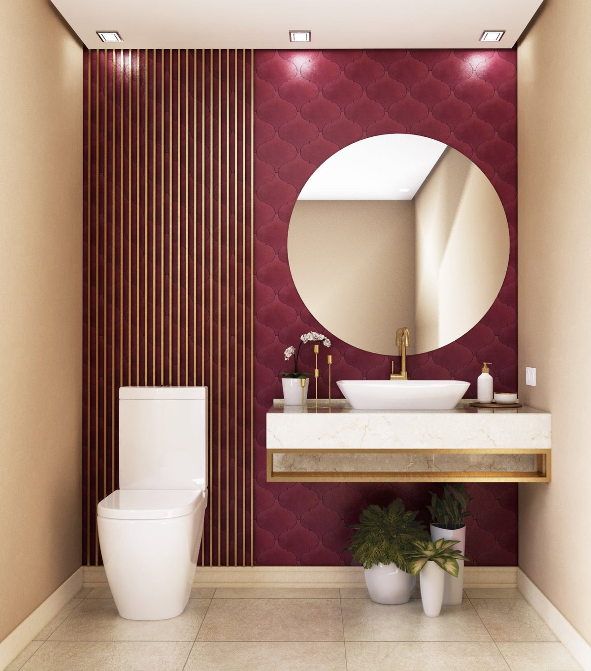 Arabesque Tile Installation - LiLi Tile 