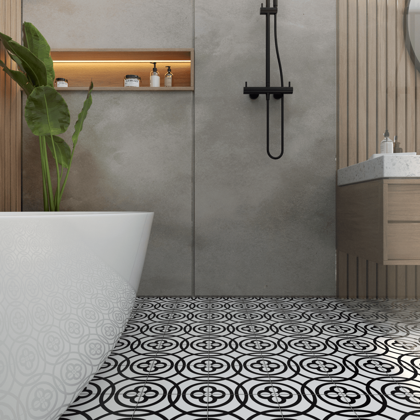 Arguile Cement Tile - LiLi Tile () (4) 
