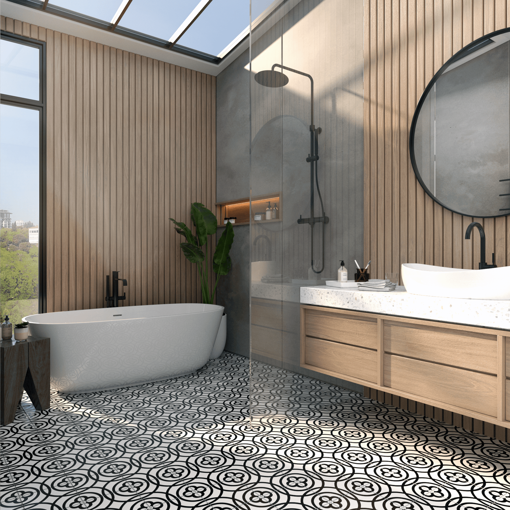 Arguile Cement Tile - LiLi Tile () (5) 