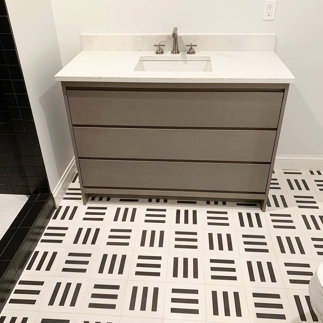 Bars Tile: 8” x 8” - LiLi Tile 