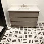 Bars Tile: 8” x 8” - LiLi Tile 