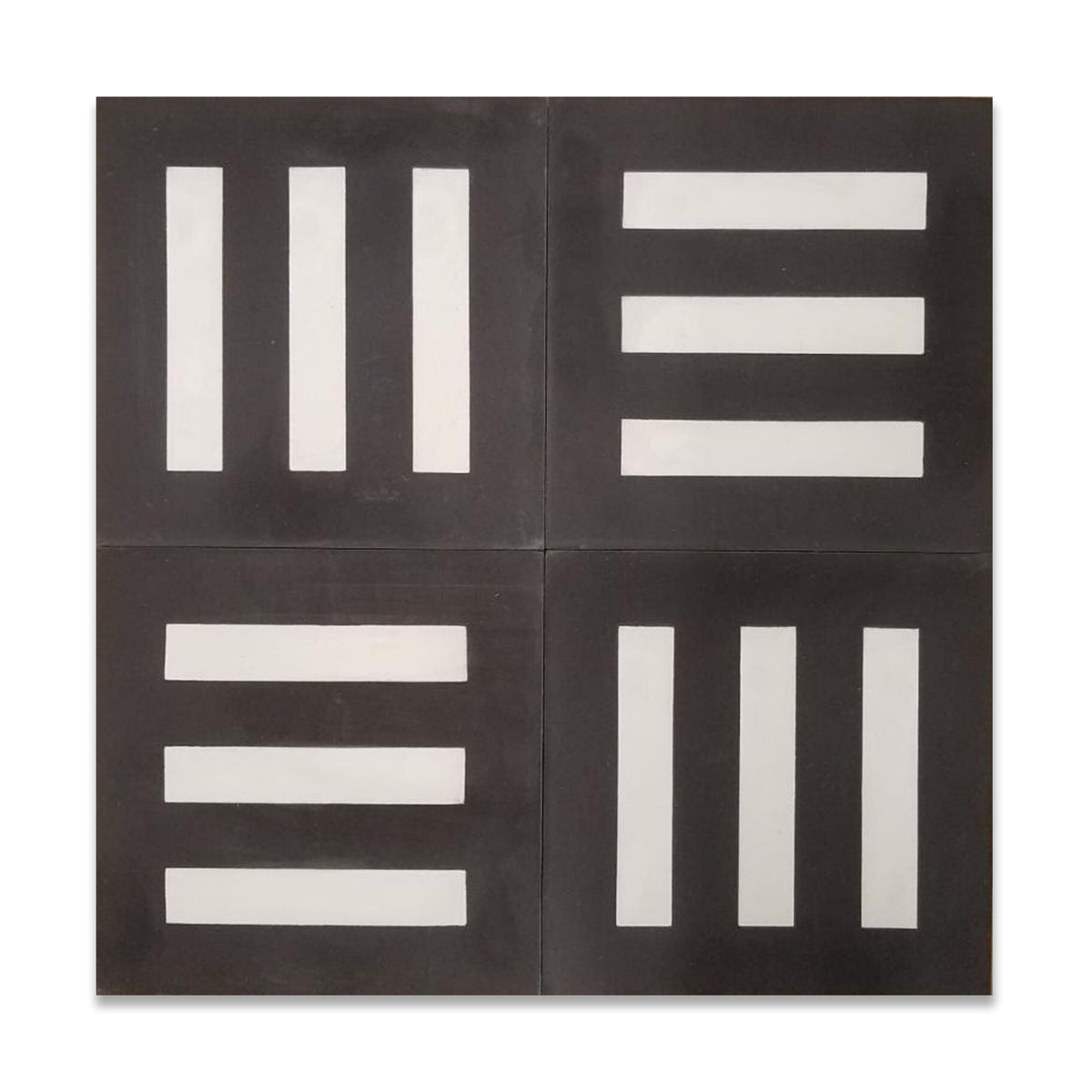 Bars Tile: 8” x 8” - LiLi Tile 