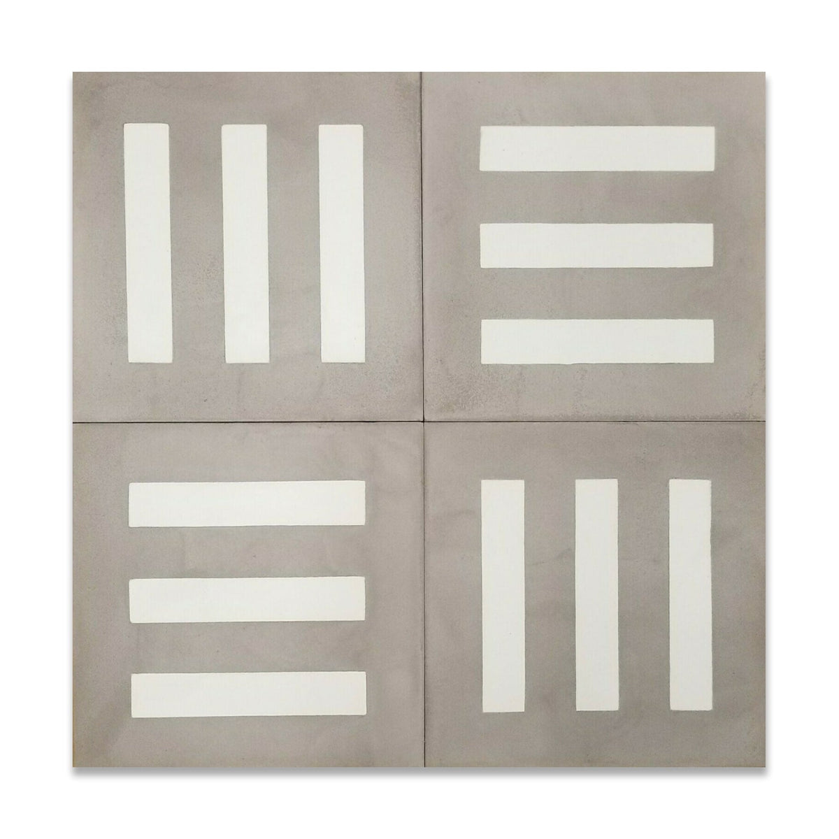 Bars Tile: 8” x 8” - LiLi Tile 