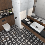 Bars Tile: 8” x 8” - LiLi Tile 