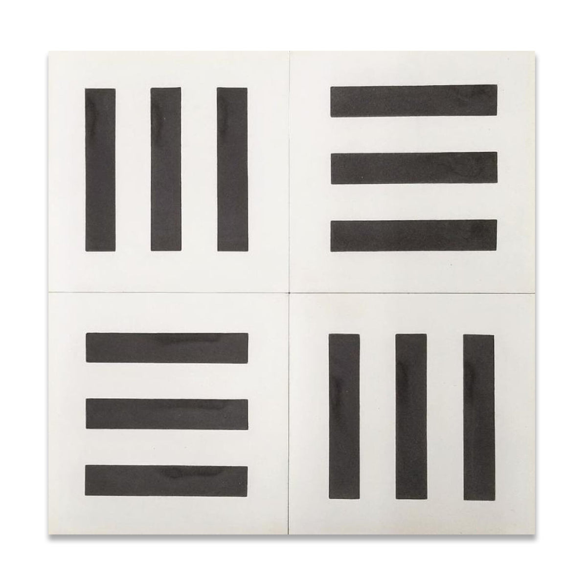 Bars Tile: 8” x 8” - LiLi Tile 