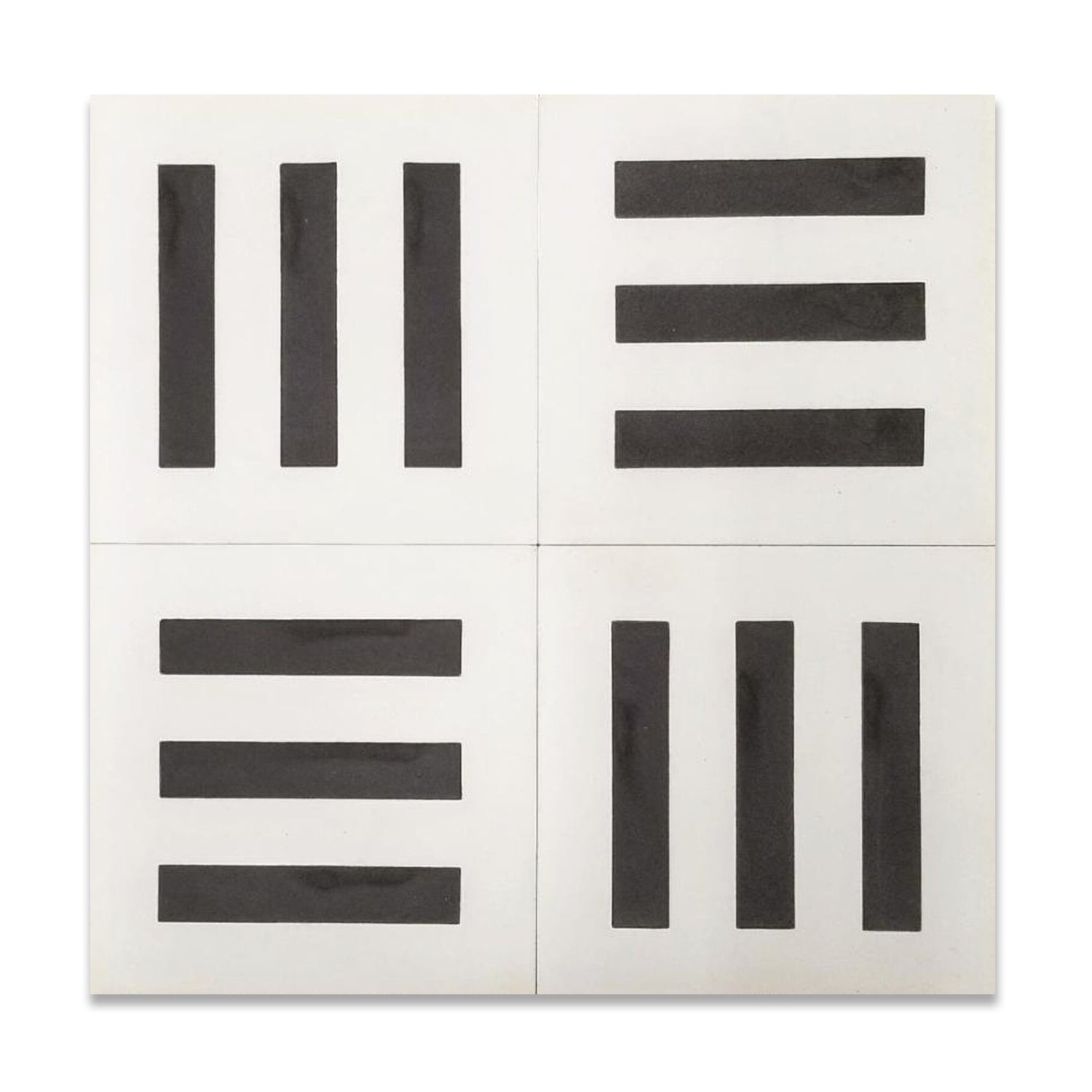 Bars Tile: 8” x 8” - LiLi Tile 