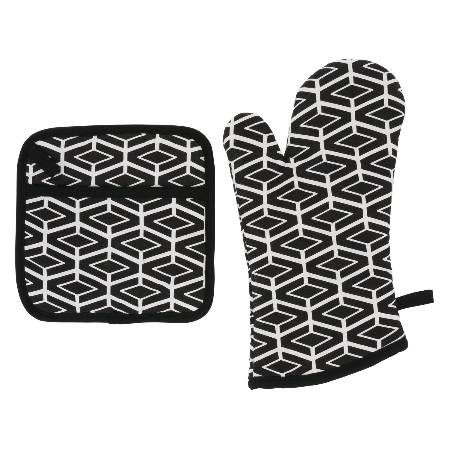 Boheme 1 Mitten and Pot Holder Combo - LiLi Tile