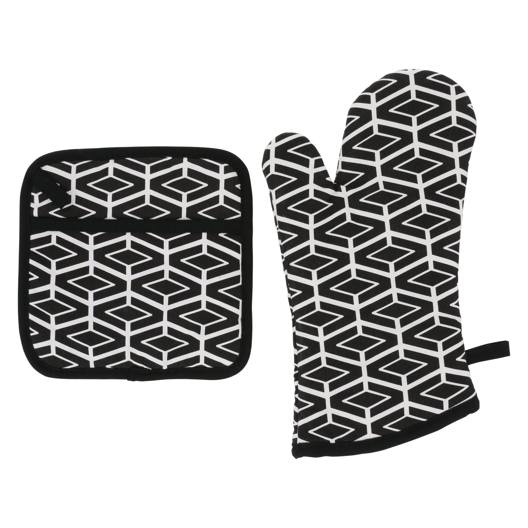 Boheme 1 Mitten and Pot Holder Combo - LiLi Tile