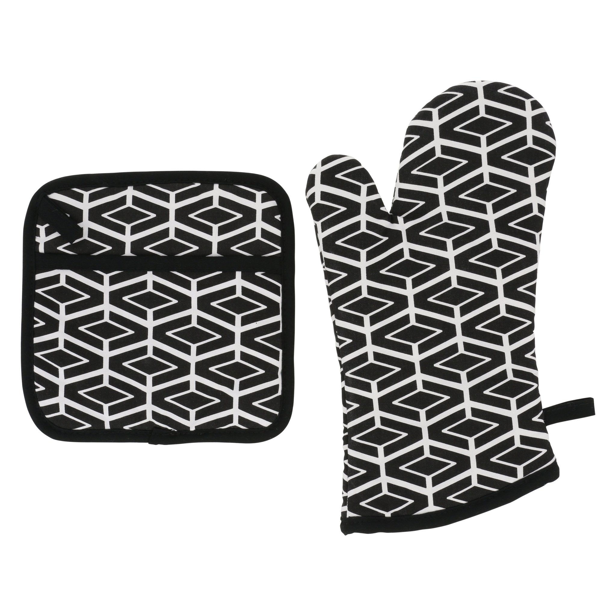 Boheme 1 Mitten and Pot Holder Combo - LiLi Tile