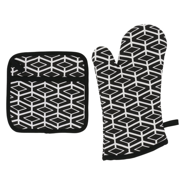 Boheme 1 Mitten and Pot Holder Combo - LiLi Tile