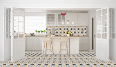 These abstract and refined Butterfly 3 cement tiles are perfect for backsplashes, accent walls, and stunning floors.