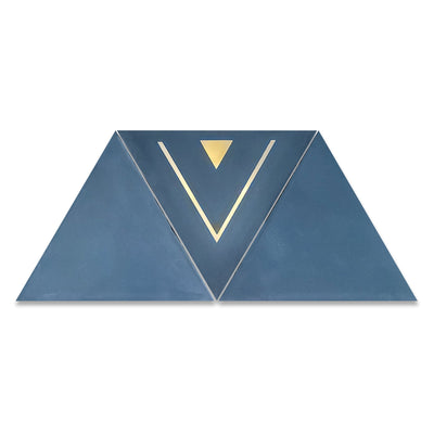 Cairo Triangle Tile: 7" x 7" x 7" - LiLi Tile
