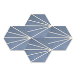 Claws Hexagon Tile: 8” x 9” - LiLi Tile 