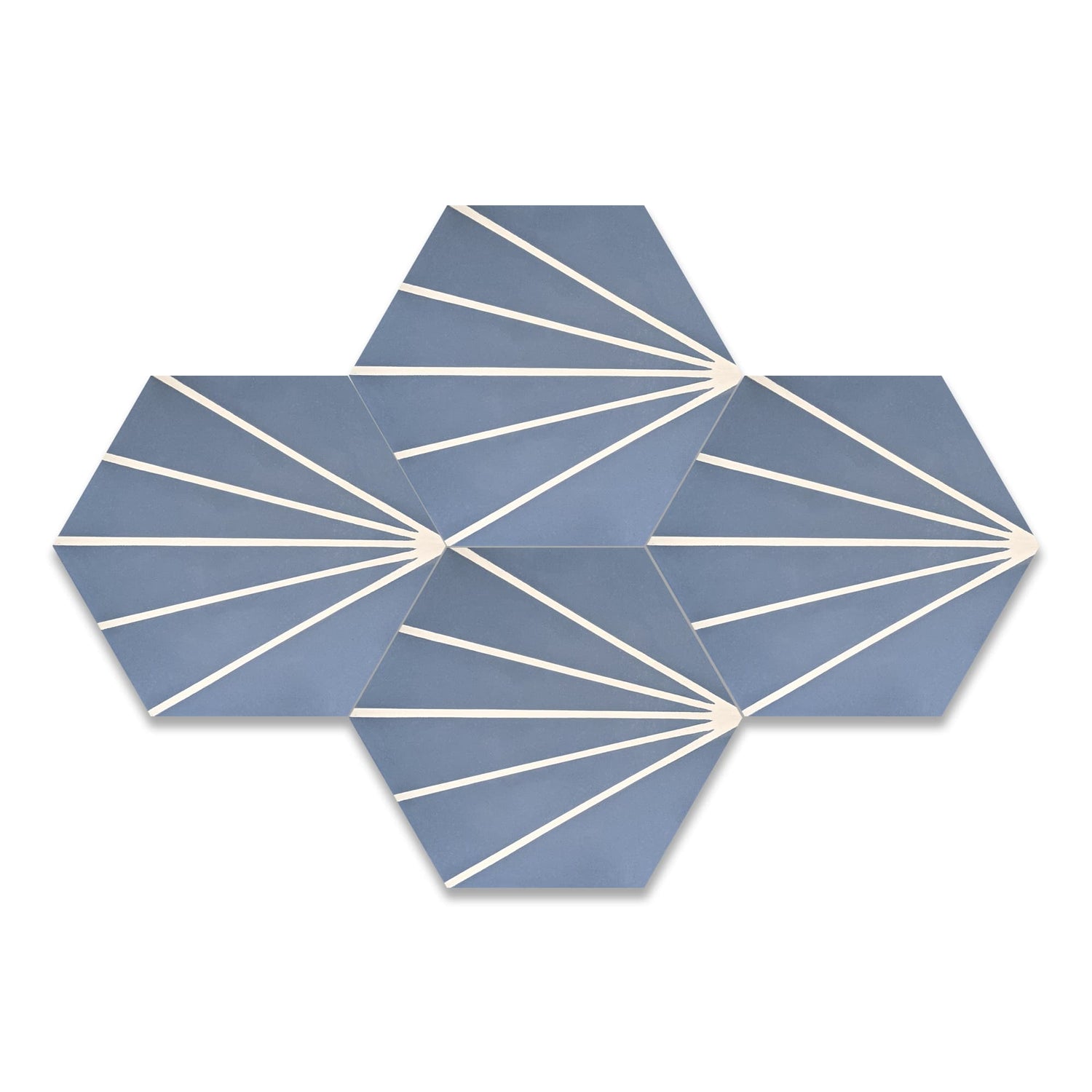 Claws Hexagon Tile: 8” x 9” - LiLi Tile 