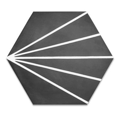 Claws Hexagon Tile: 8” x 9” - LiLi Tile