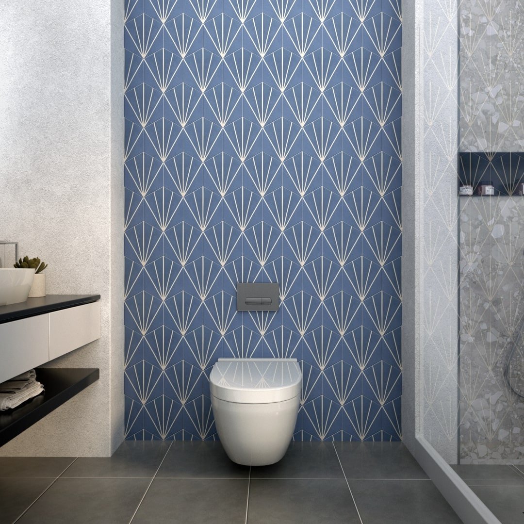 Claws Hexagon Tile: 8” x 9” - LiLi Tile 