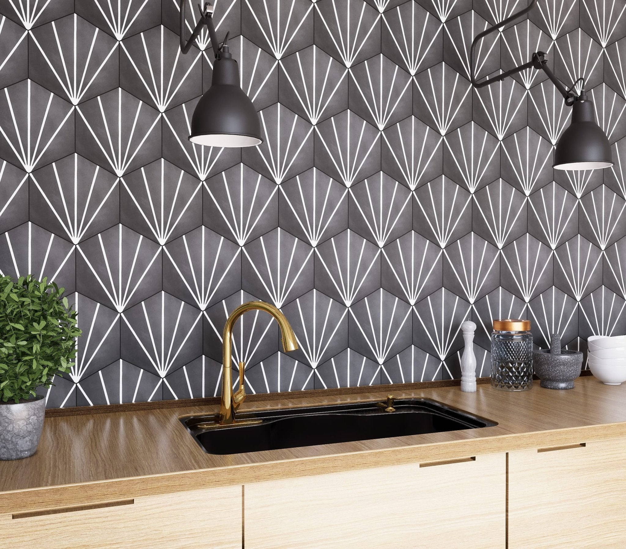 Claws 8x9 Hexagon Tile: Enhance Your Space – LiLi Tile