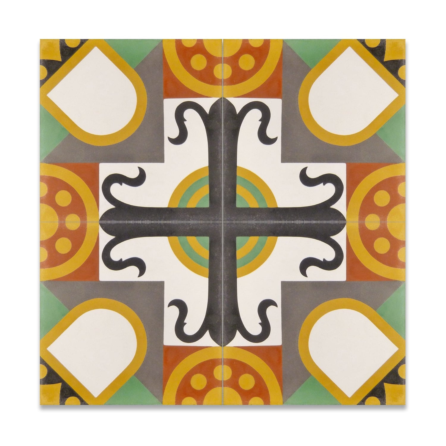 Crest 4 Tile: 8” x 8” - LiLi Tile