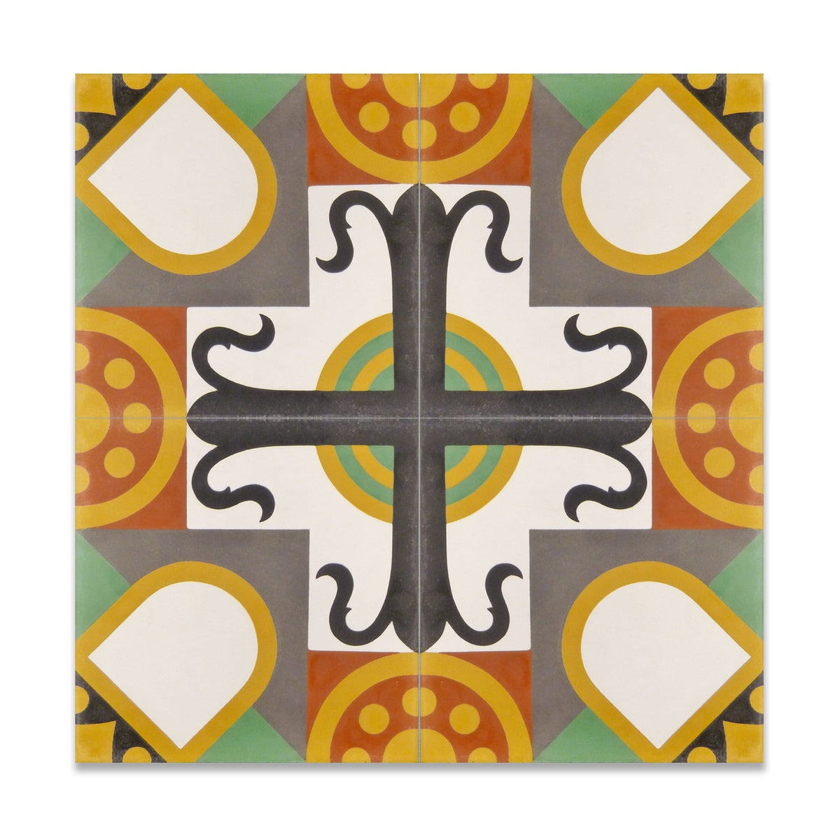 Crest 4 Tile: 8” x 8” - LiLi Tile