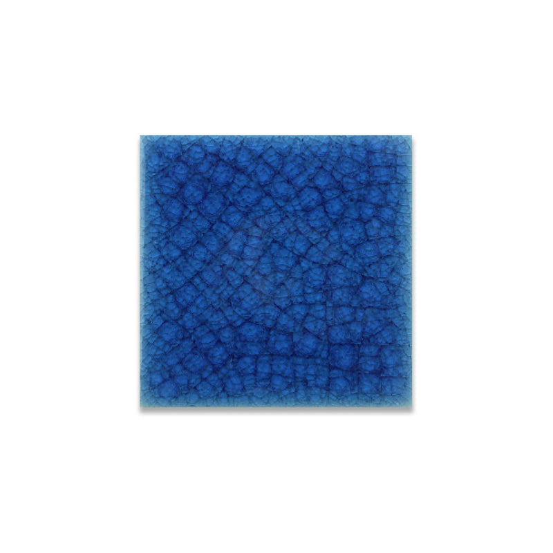 Crystal Navy | 4” x 4" Glaze Tile - LiLi Tile