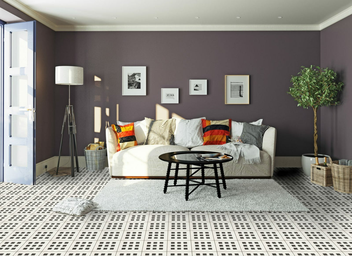 Dots Cement Tile - LiLi Tile 